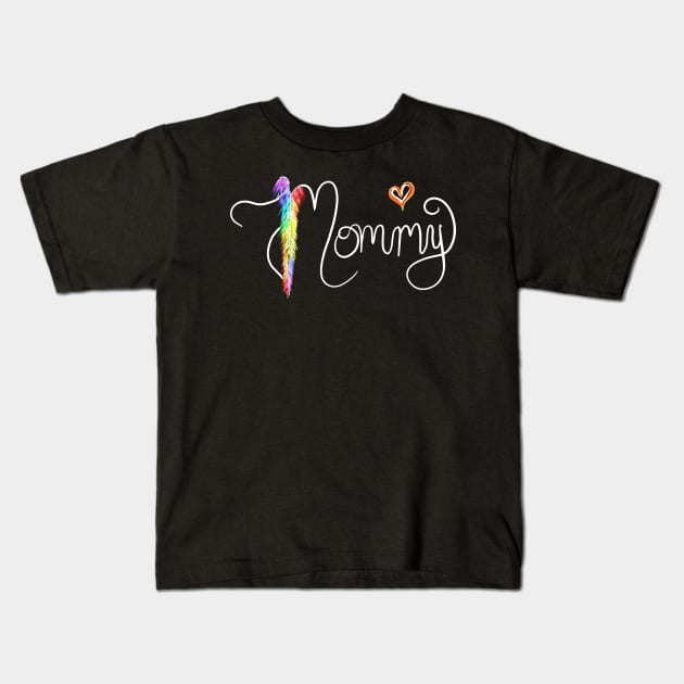 Mommy Kids T-Shirt by Orchid's Art